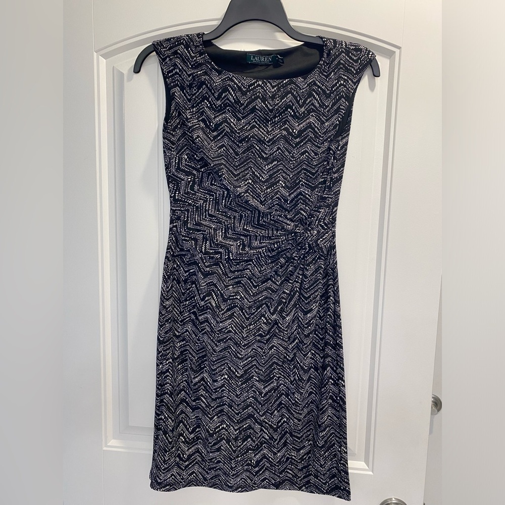 Ralph Lauren straight sheath style dress black style business casual wear - Picture 6 of 6